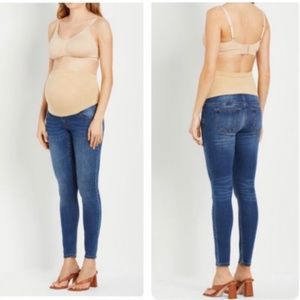 Jessica Simpson Maternity Blue Denim Jeans Comfort Waistband
